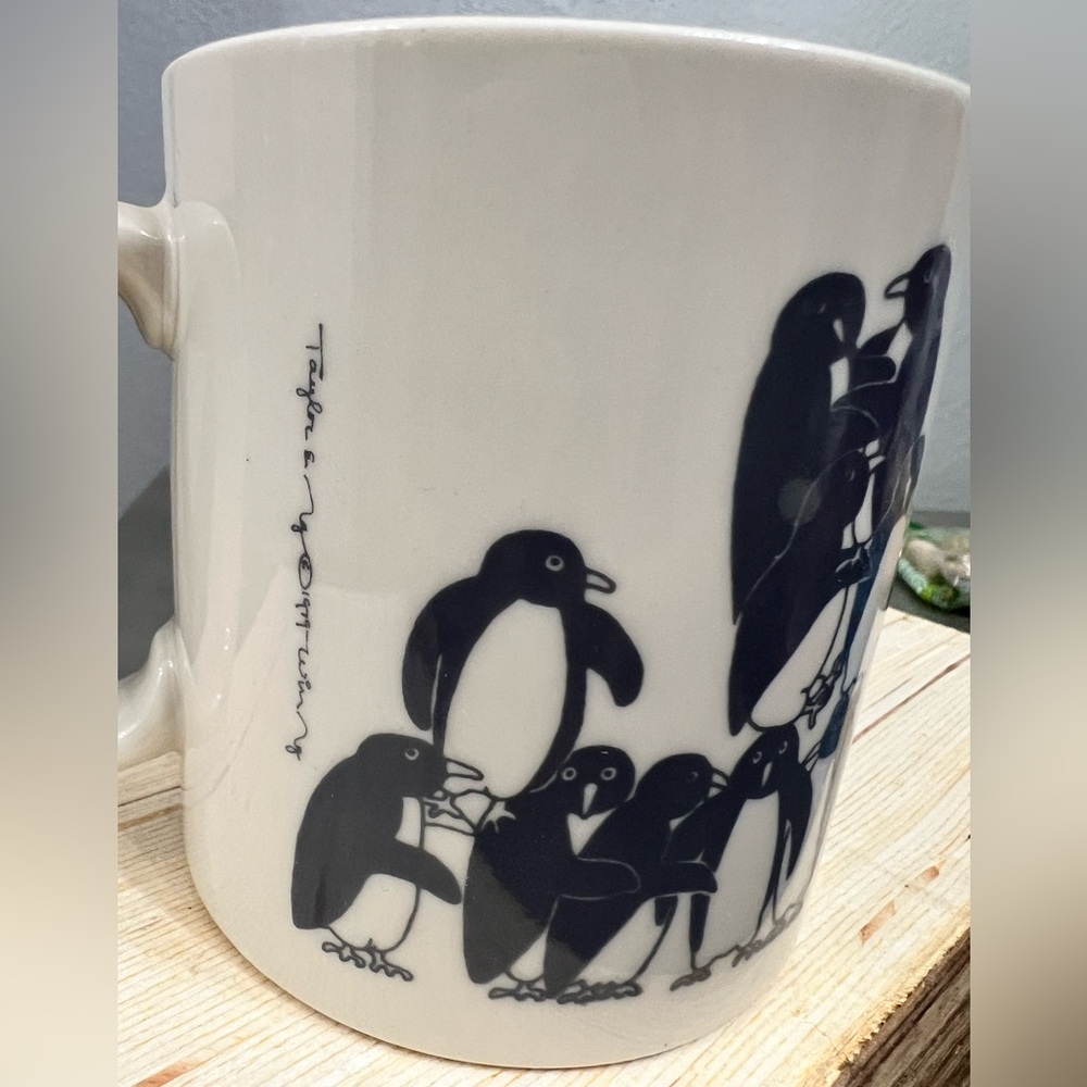RARE 1979 Taylor & Ng naughty penguins mug